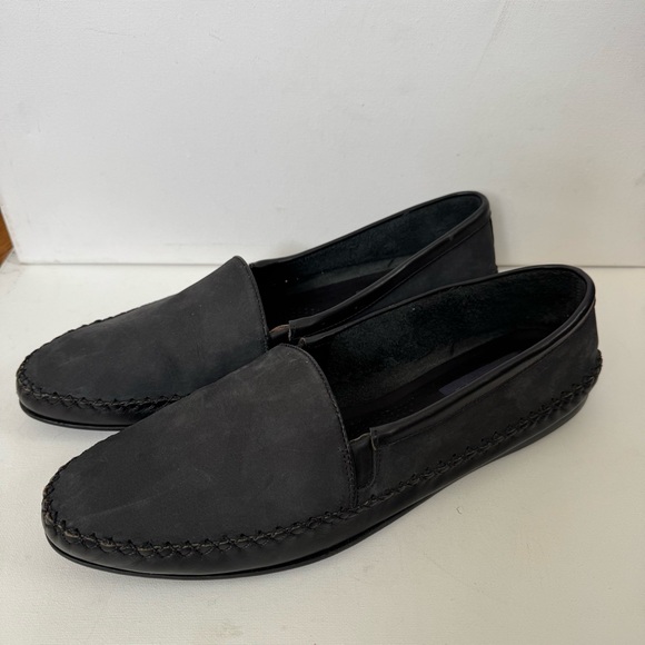 Giorgio Brutini Black Suede Slip-On Men’s Loafers Size 13 - Picture 3 of 13